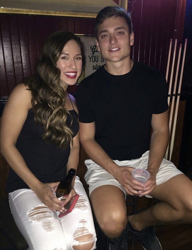 Chazlyn and Nicolas on a night out